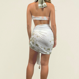 Olive & Peach Tie Dye 2-Piece Set