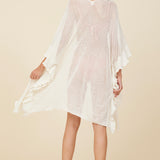 Ivory Mesh Knit Cover Up