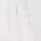 VH Jersey Knit Open Crochet Cargo Pants
