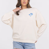 VH Surf Wash Embroidered Crewneck