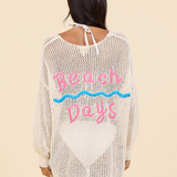 Intarsia Beach Sweater