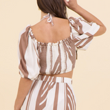Neutral Abstract O-Ring Top