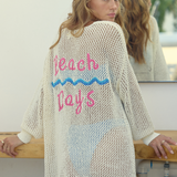 Intarsia Beach Sweater